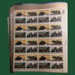 MNH 1970 Natural History 6c Sheet of 40 Stamps Scott #1387-90